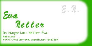 eva neller business card